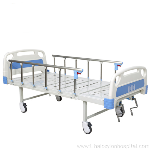 Good price hospital folding medical 2 crank bed